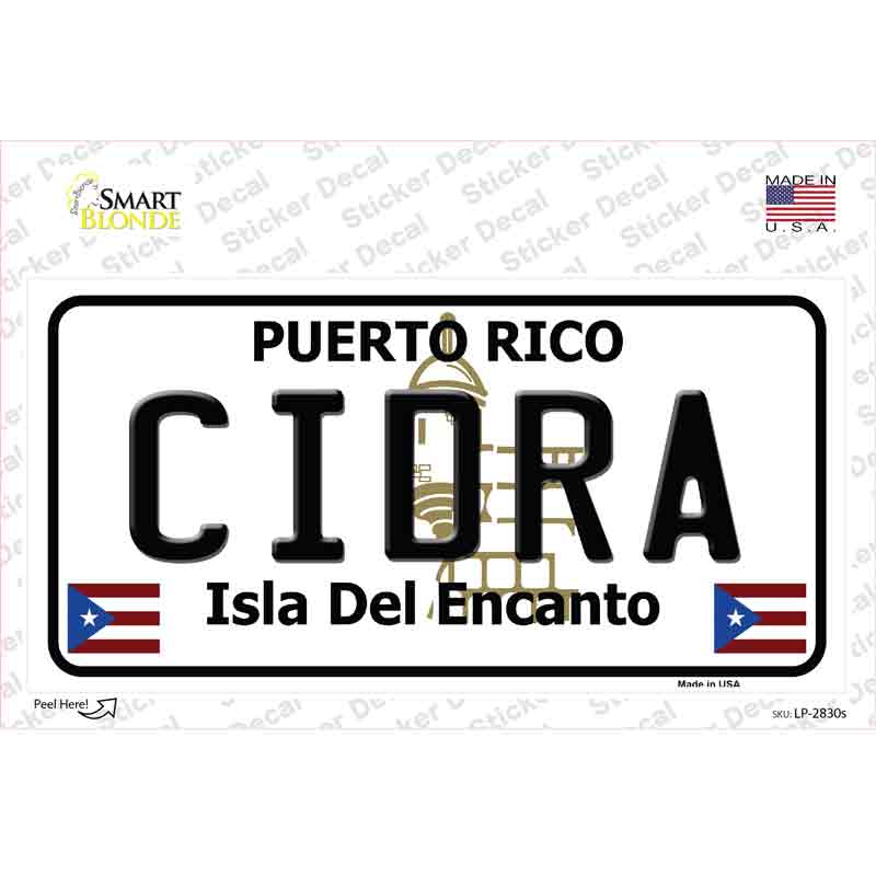 LP-2830s-M Cidra Novelty Sticker Decal - Medium