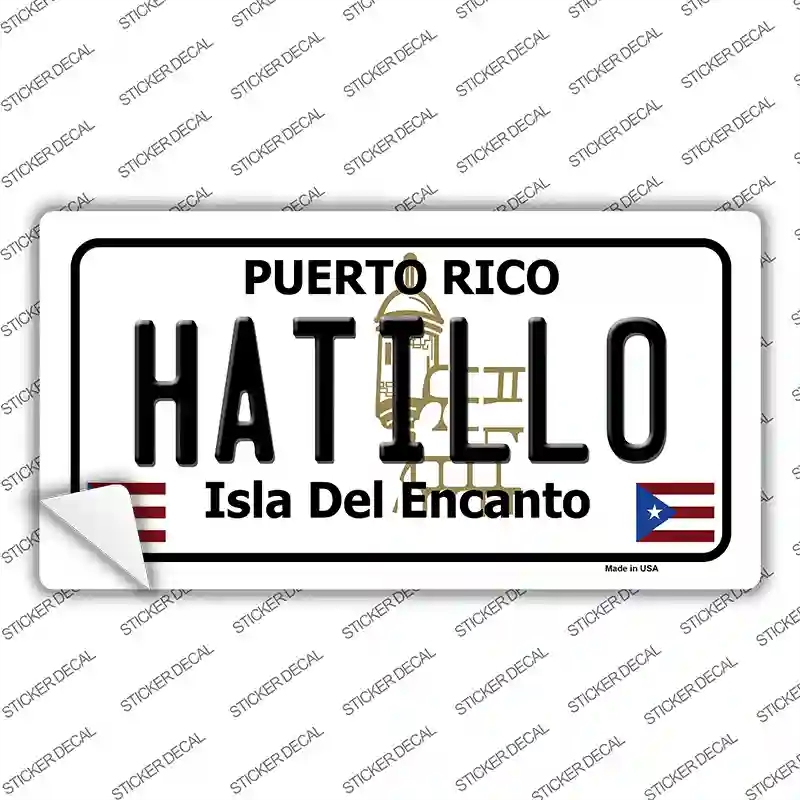 LP-2843s-S Hatillo Puerto Rico Novelty Sticker Decal - Small