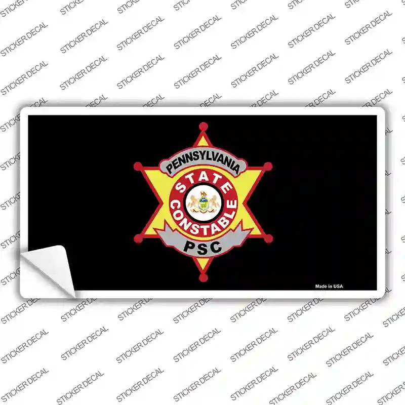 LP-5000s-L PA Constable Star Novelty Sticker Decal - Large