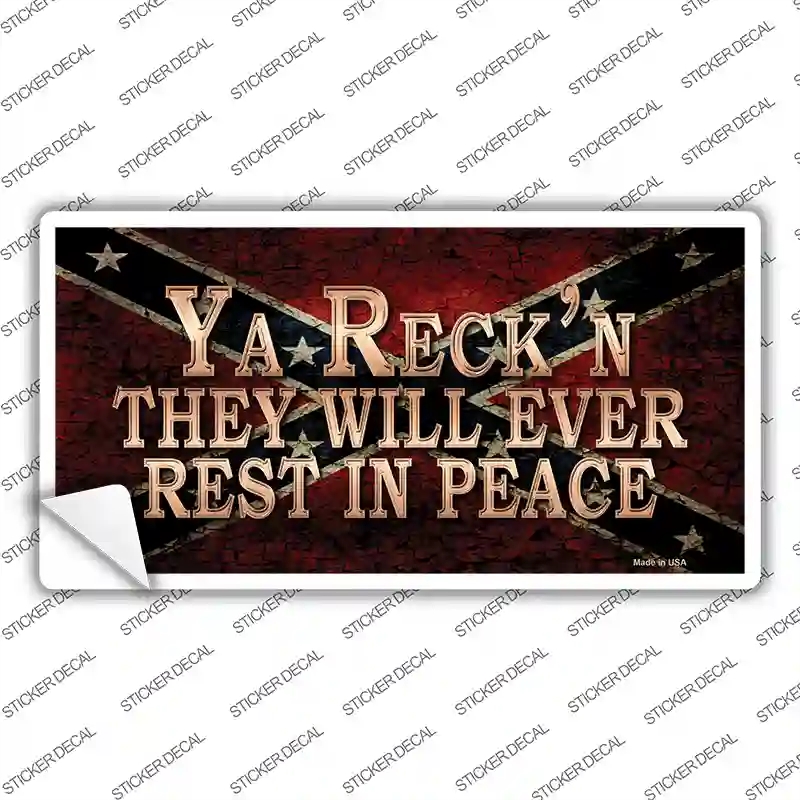 LP-8103s-S Rest in Peace Novelty Sticker Decal - Small