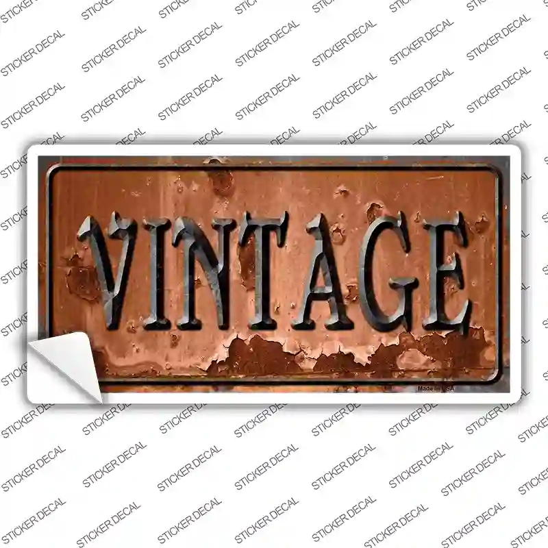 LP-8111s-L Vine Rusty Novelty Sticker Decal - Large