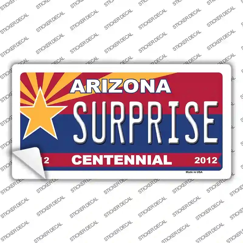 LP-6805s-S Arizona Centennial Surprise Novelty Sticker Decal - Small