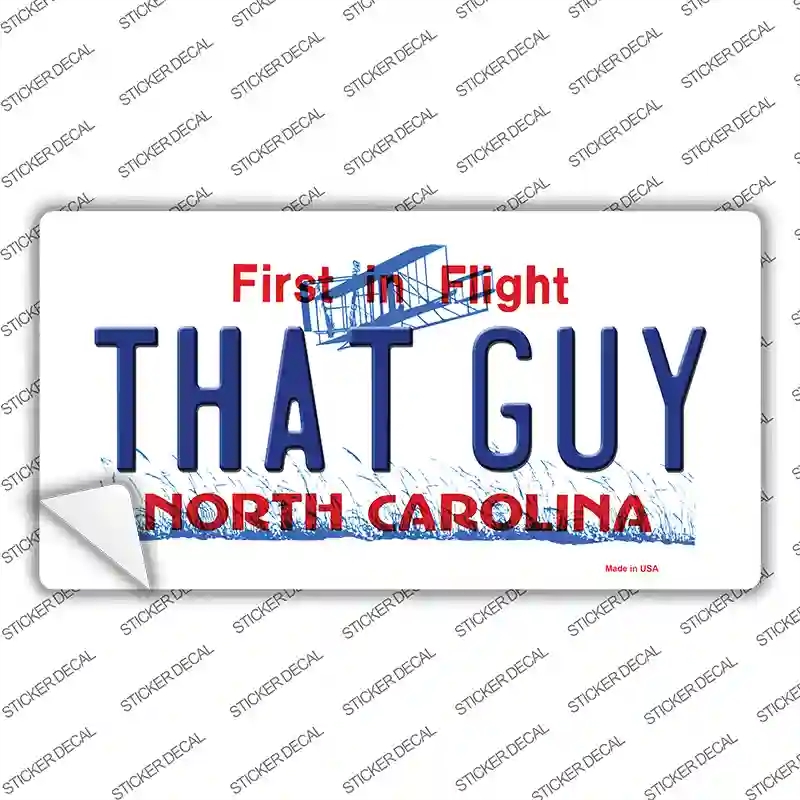 LP-6493s-XL That Guy North Carolina Novelty Sticker Decal - Extra Large