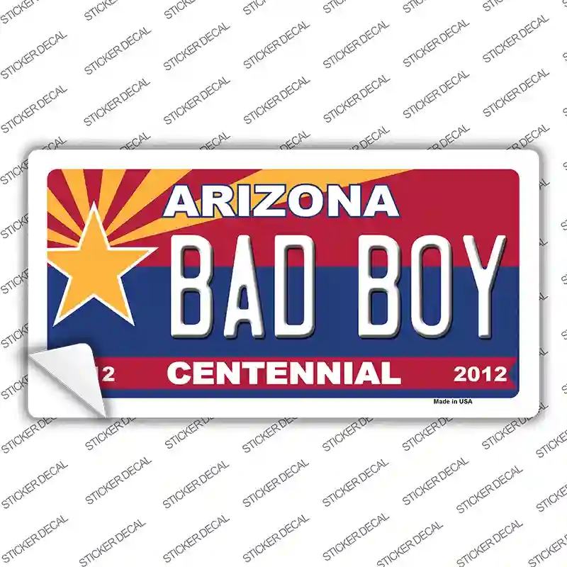 LP-6814s-S Arizona Centennial Bad Boy Novelty Sticker Decal - Small