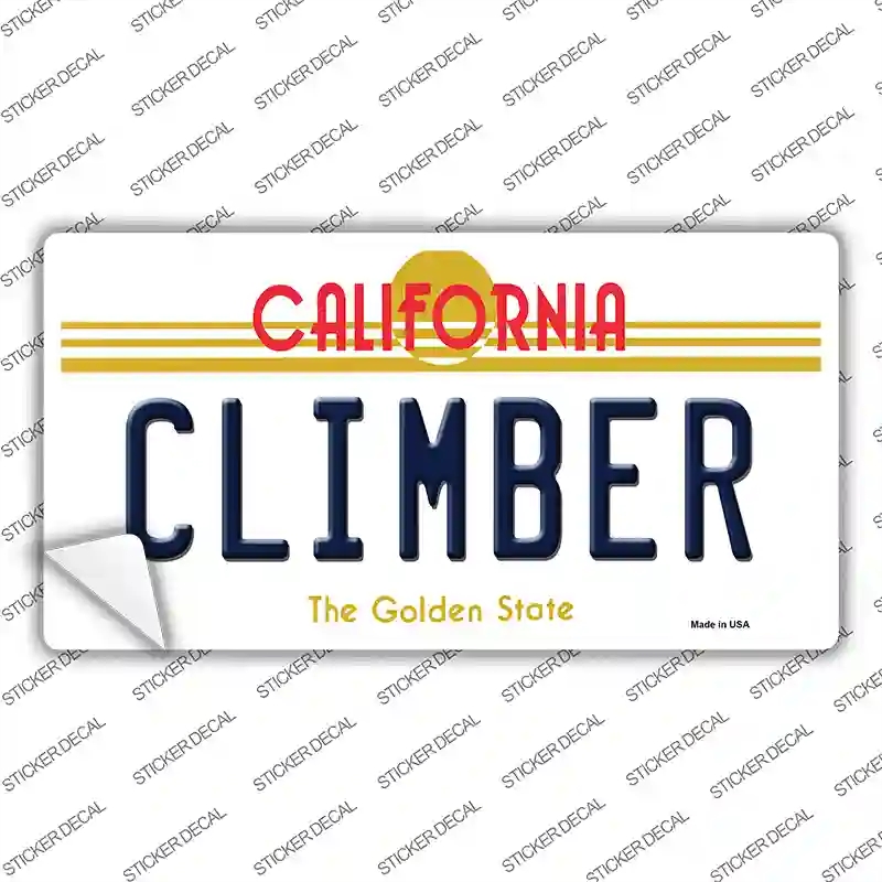 LP-6850s-L Climber California Novelty Sticker Decal - Large