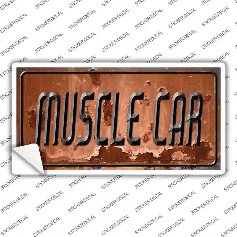 LP-8116s-XL Muscle Car Novelty Sticker Decal - Extra Large