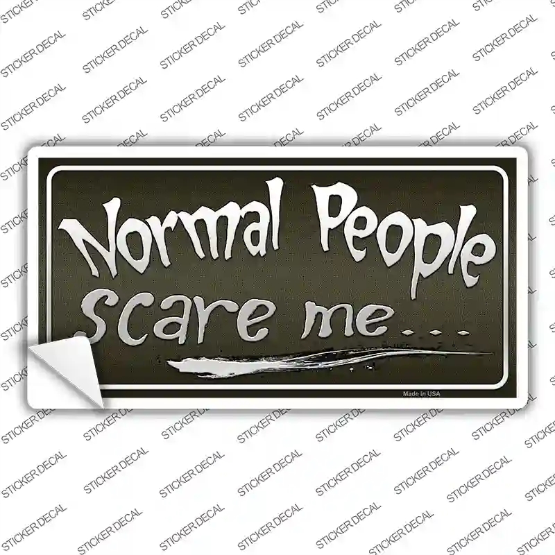 LP-8797s-XL Normal People Novelty Sticker Decal - Extra Large