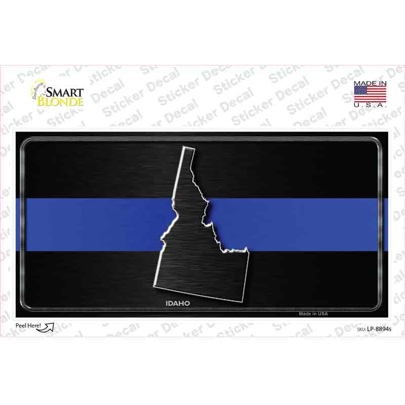 LP-8894s-M Idaho Thin Blue Line Novelty Sticker Decal - Medium