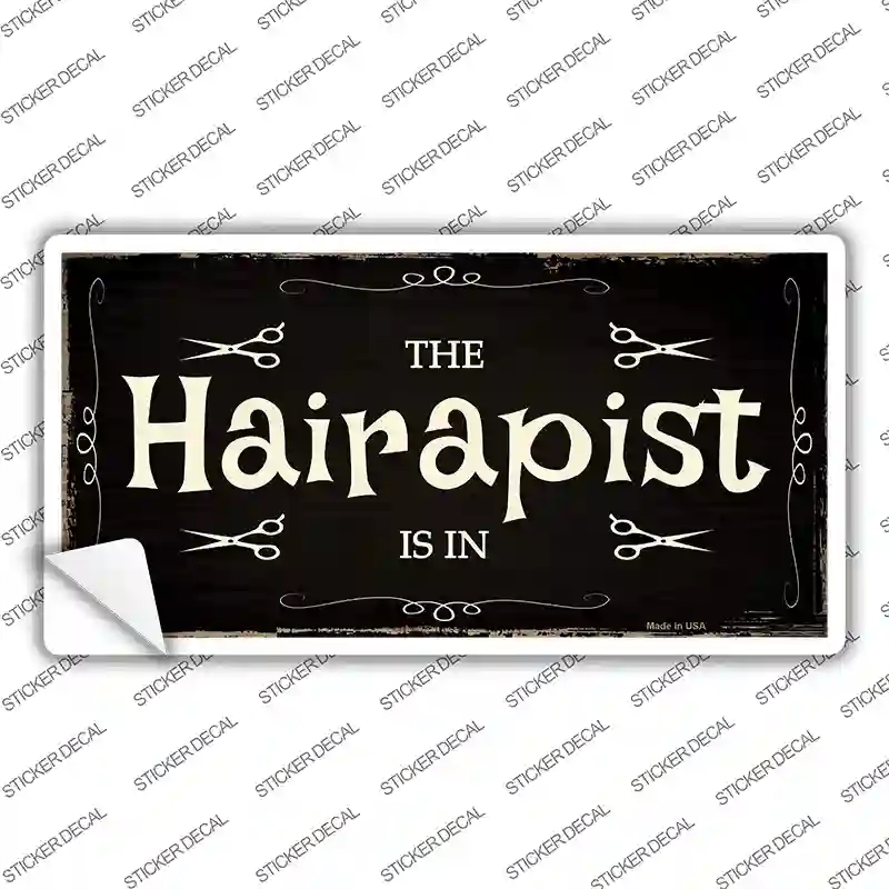 LP-9497s-S Hairapist Novelty Sticker Decal - Small