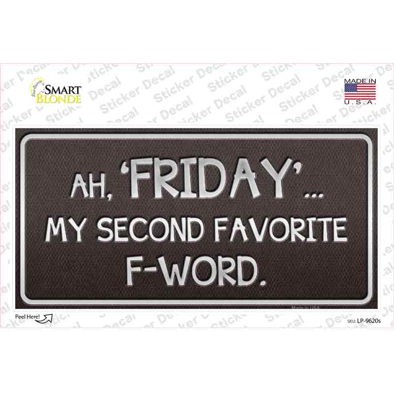 LP-9620s-M Friday Novelty Sticker Decal - Medium