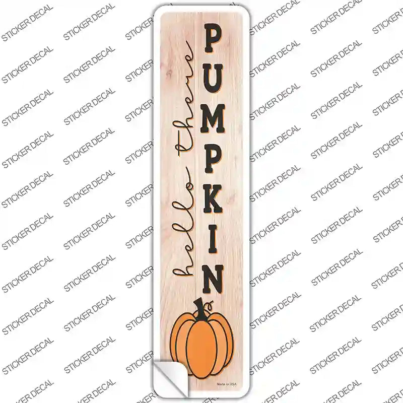 K-1789s-L Hello There Pumpkin Novelty Narrow Sticker Decal - Large