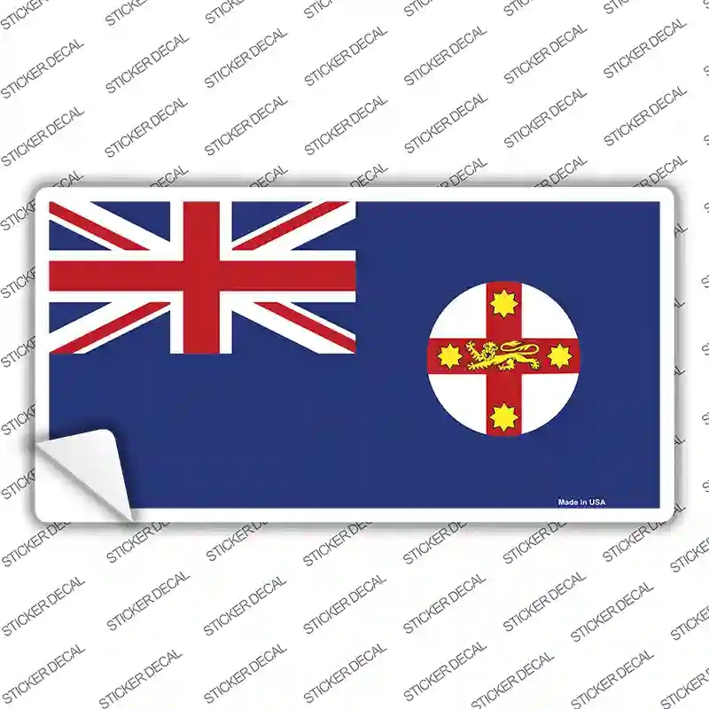 LP-1915s-S   South Wales Flag Novelty Sticker Decal - Small