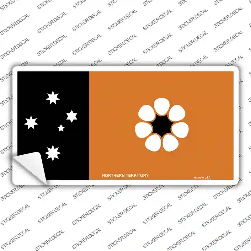 LP-1917s-L Northern Territory Flag Novelty Sticker Decal - Large