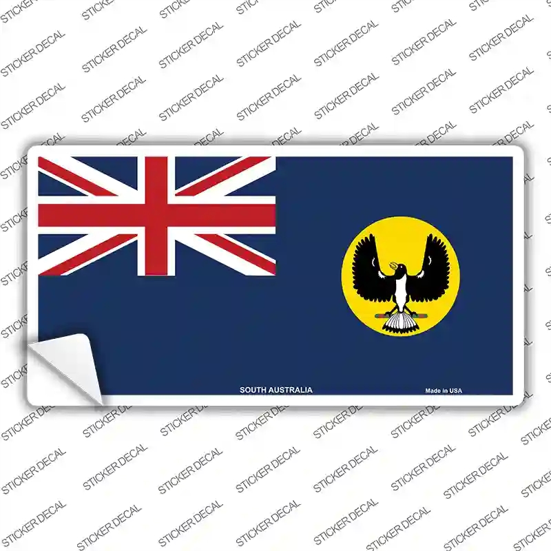 LP-1918s-XL South Australia Flag Novelty Sticker Decal - Extra Large