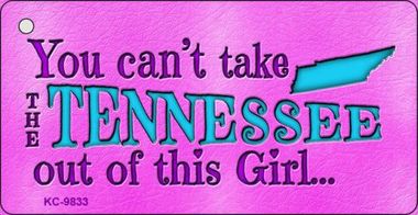 SMART BLONDE Tennessee Girl Novelty Metal Key Chain KC-9833