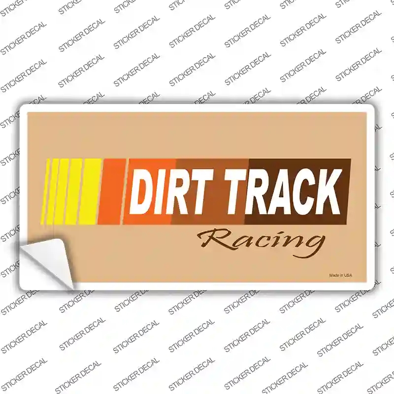 LP-2006s-S Dirt Track Racing Novelty Sticker Decal - Small
