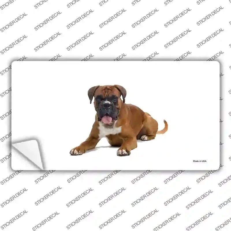 LP-2160s-XL Boxer Dog Novelty Sticker Decal - Extra Large