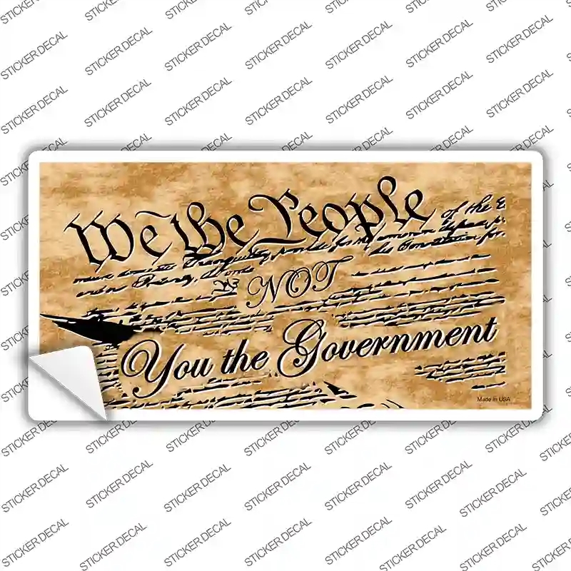 LP-2335s-L We the People Novelty Sticker Decal - Large