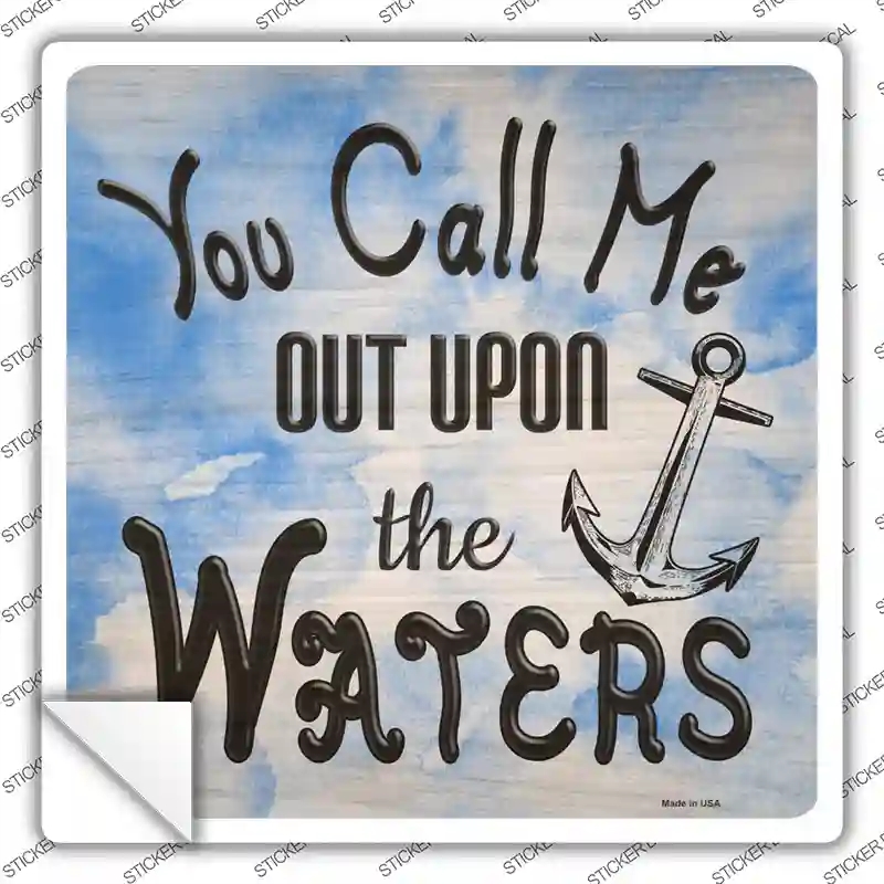 SQ-1186s-S You Call Me Out Novelty Square Sticker Decal - Small