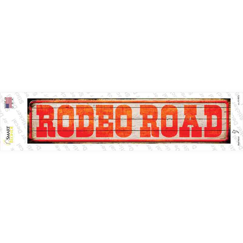 K-497s-M Rodeo Road Novelty Narrow Sticker Decal - Medium