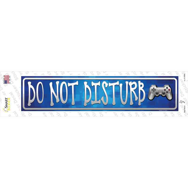 K-499s-M Do Not Disturb Novelty Narrow Sticker Decal - Medium