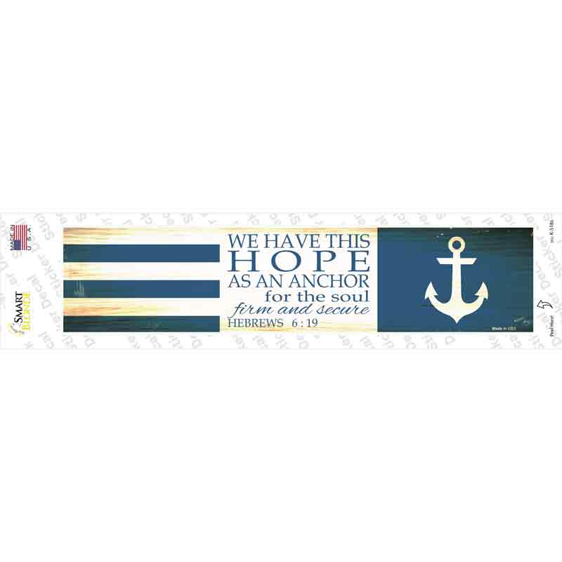 K-518s-M Hope Novelty Narrow Sticker Decal - Medium