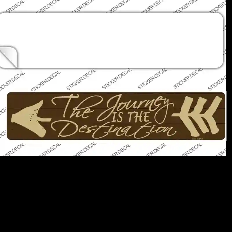 K-550s-S The Journey Novelty Narrow Sticker Decal - Small