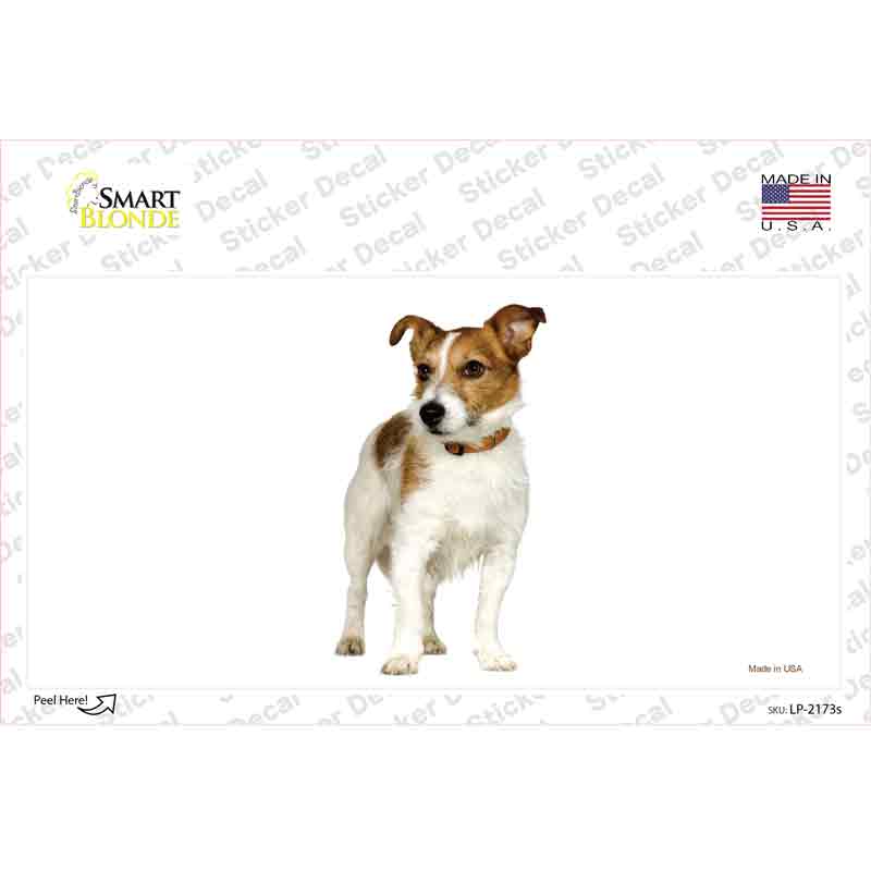 LP-2173s-M Jack Russell Terrier Dog Novelty Sticker Decal - Medium