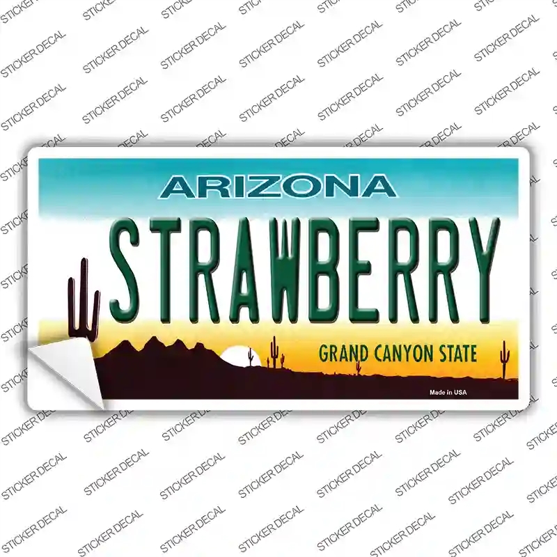 LP-2557s-L Strawberry Arizona Novelty Sticker Decal - Large