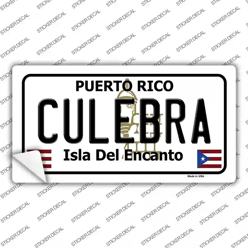 LP-2834s-XL Culebra Novelty Sticker Decal - Extra Large