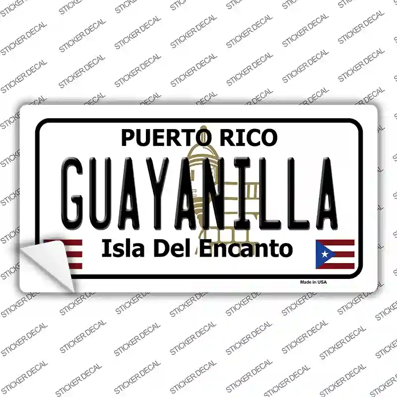 LP-2840s-S Guayanilla Puerto Rico Novelty Sticker Decal - Small