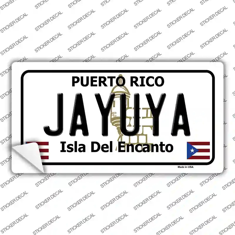 LP-2847s-S Jayuya Puerto Rico Novelty Sticker Decal - Small