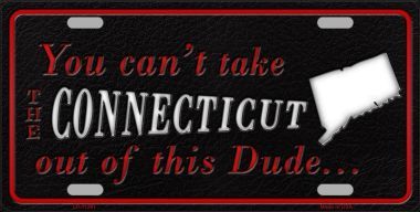 LP-11261 Connecticut Dude License Plate Novelty Metal