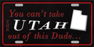 LP-11298 Utah Dude License Plate Novelty Metal