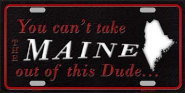 LP-11273 Maine Dude License Plate Novelty Metal