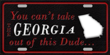LP-11264 Georgia Dude License Plate Novelty Metal