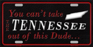 LP-11296 Tennessee Dude License Plate Novelty Metal