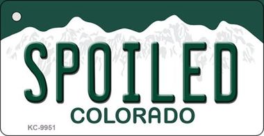 Spoiled Colorado State Metal Magnet Novelty M-9951