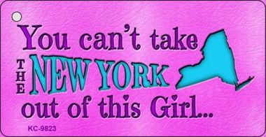 SMART BLONDE New York Girl Novelty Metal Magnet M-9823