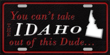 M-11266 Idaho Dude License Plate Metal Magnet Novelty