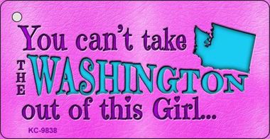 SMART BLONDE Washington Girl Novelty Metal Magnet M-9838