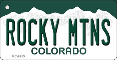Rocky Mountains Colorado State Metal Magnet Novelty M-9953