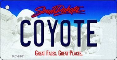 SMART BLONDE Coyote South Dakota State Magnet Novelty M-9961