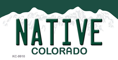 SMART BLONDE Native Colorado Metal Novelty Magnet M-9910