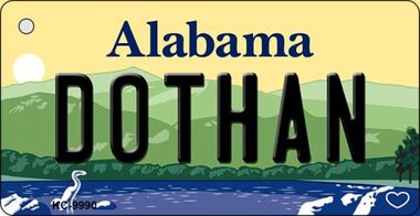 M-9990 Dothan Alabama State Background License Plate Metal Magnet Novelty