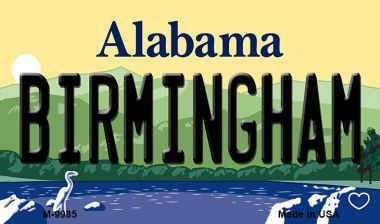 SMART BLONDE Birmingham Alabama State Magnet Novelty M-9985