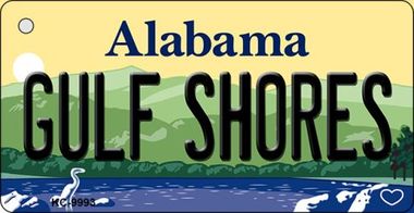 Gulf Shores Alabama State Magnet Novelty M-9993