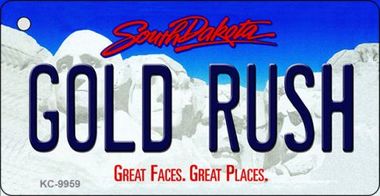 SMART BLONDE Gold Rush South Dakota State Magnet Novelty M-9959