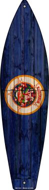 SB-122 17 x 4.5 in. Minnesota State Flag Novelty Surfboard