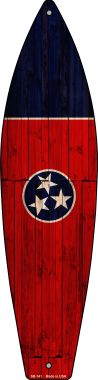 SB-141 17 x 4.5 in. Tennessee State Flag Novelty Surfboard